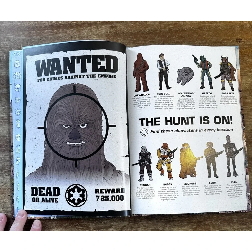 Where's The Wookies star wars Book search and find look and find new
